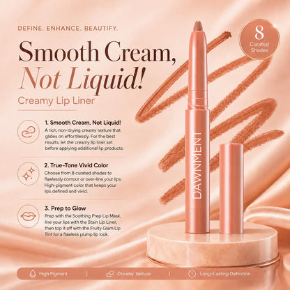 Easy Glide Lip Liner — Creamy, Blendable Color with Smooth Application, Summervibes